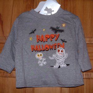 NWT Koala Kids Happy Halloween Long Sleeve Shirt size 3/6 M